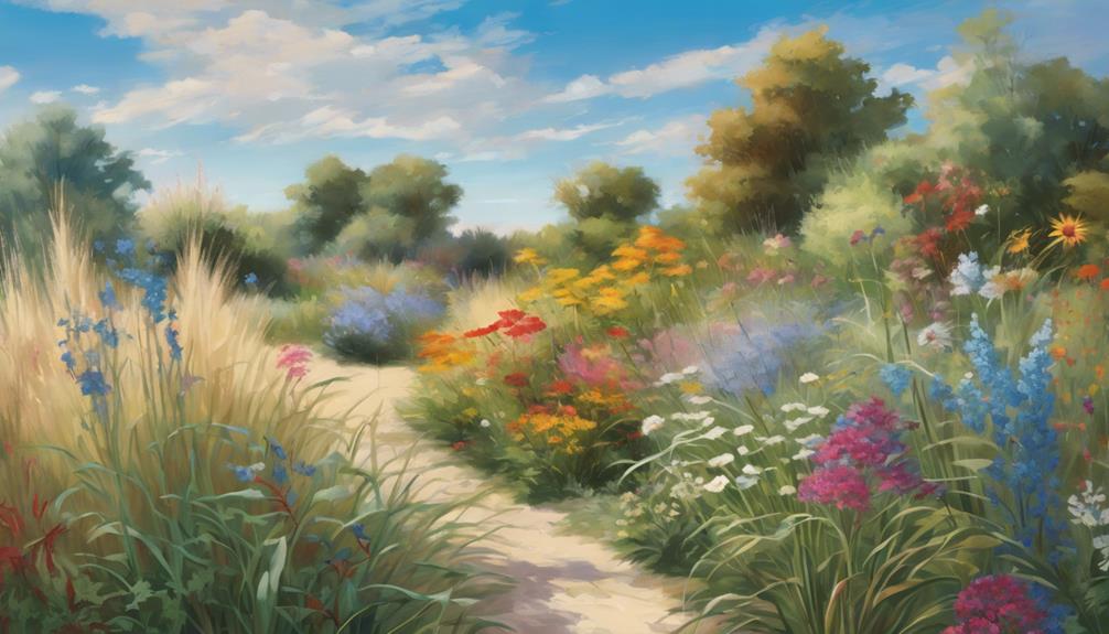 naturalne krajobrazy z trawami