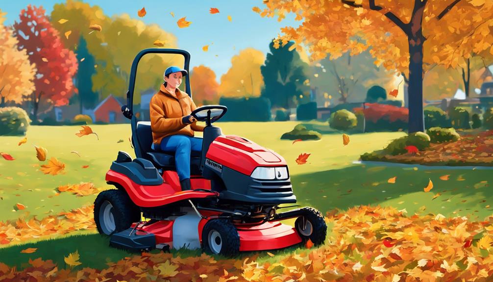 techniki koszenia trawy jesieni