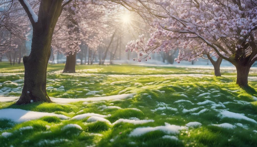 wiosenne oznaki wzrostu