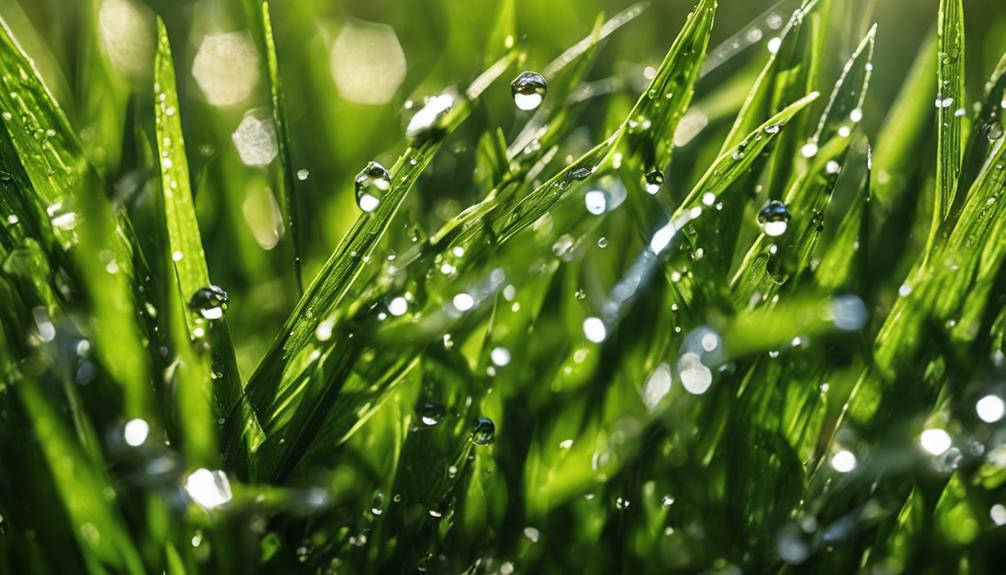 zrozumienie plam na trawie